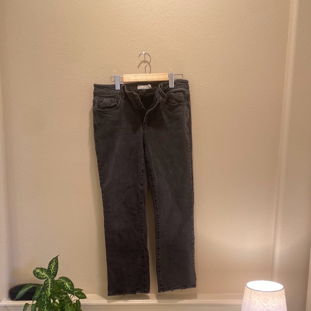 Unpublished by Veronica M Black cropped Jeans
